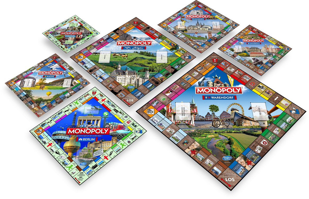 Monopoly Städteeditionen designed by Martin Möller